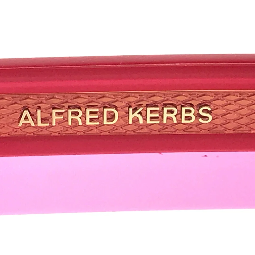 Alfred Kerbs Eyeglasses Frames MARTINA BE Beige Clear Pink Red Striped 53-23-140